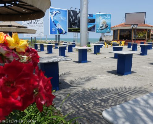 Strandcafe in Khazar Shahr, Iran