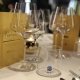 Edle Gläser und Menükarte am zweiten Abend des Gourmetfestivals Hochpustertal 2018 in Toblach