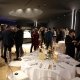 Stehempfang mit Champagner beim Exclusive Dinner Chris & Friends in Toblach
