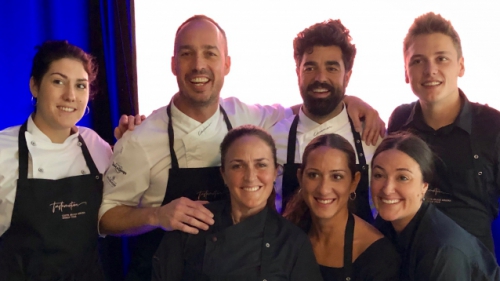 Sternekoch Quim Casellas mit Team beim TastEmotion 2018 in München