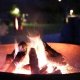 Feuerschale vor dem Gannerhof in Osttirol