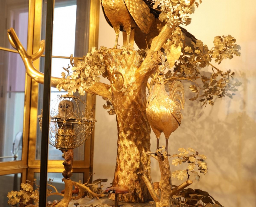 Die Pfauenuhr in der Eremitage