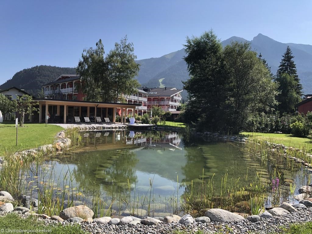 Biotop vor Hotel Eden in Seefeld