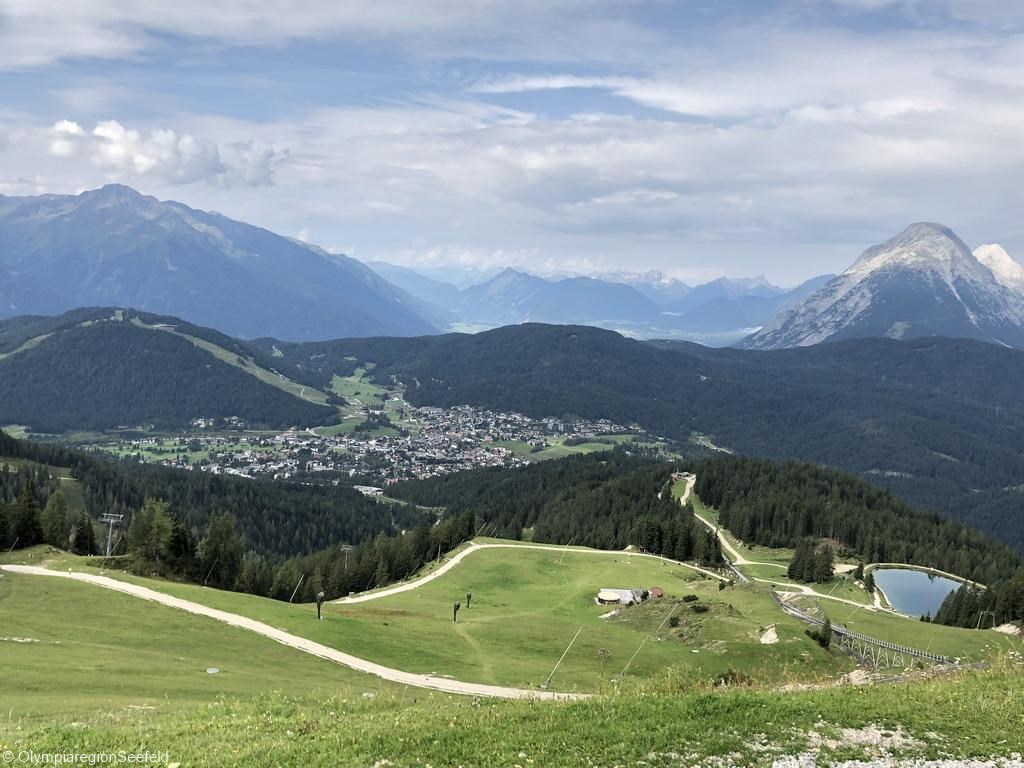 Bick auf das Hochplateau Seefeld