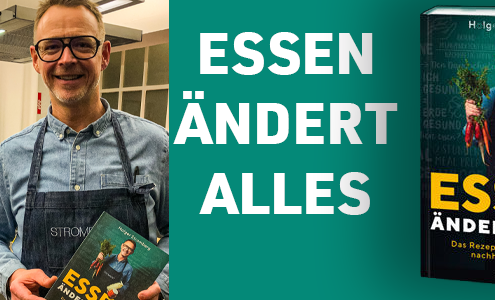 Holger Stromberg mit Buch