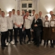 Das Küchen- und Restaurantteam mit Robin Pietsch und Felix Lestrat im Friederikenhof, Lübeck
