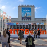 Nordeingang der Messe Berlin zur ITB 2024